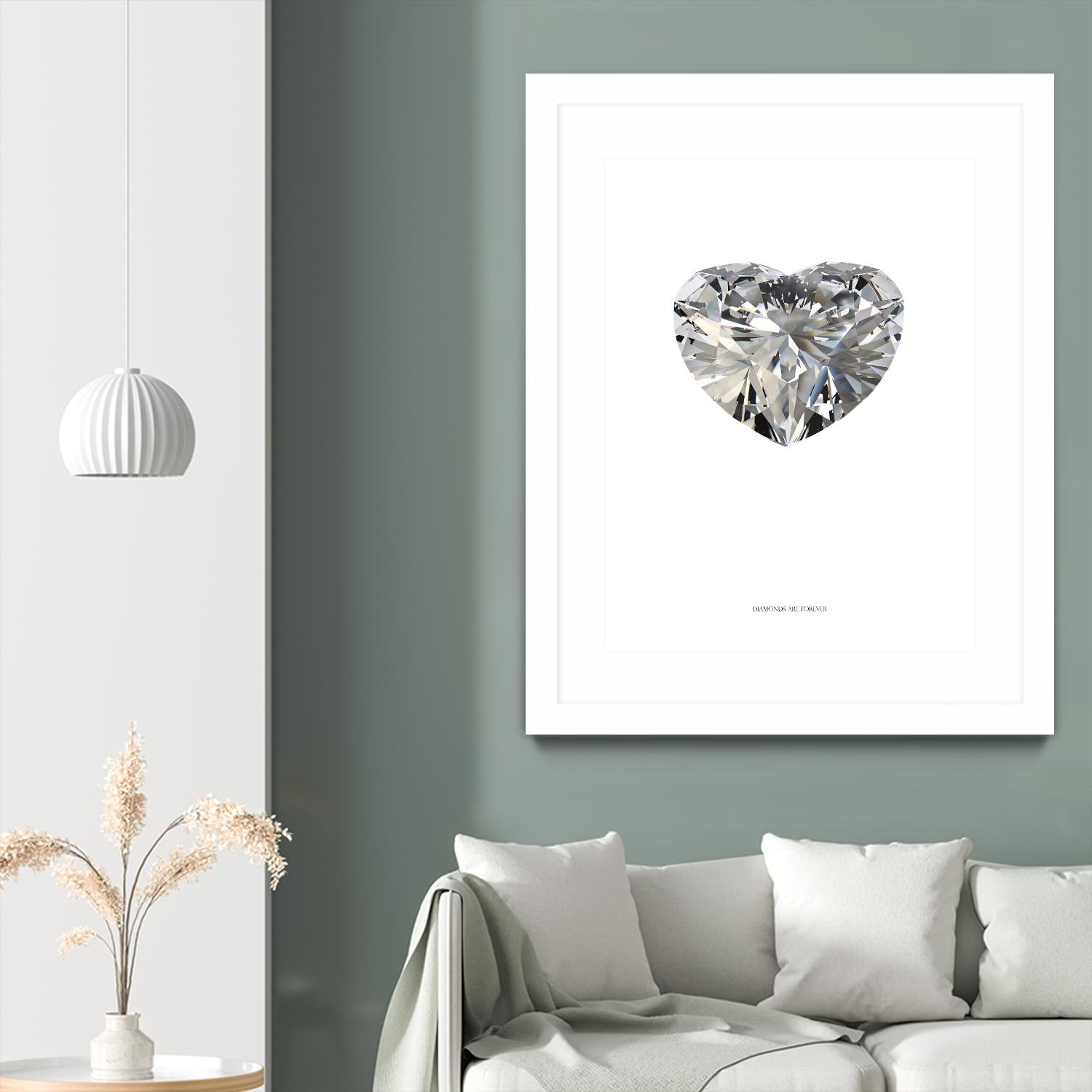 Diamonds are Forever I by TypeLike on GIANT ART - multicolor floral/still life; novelty