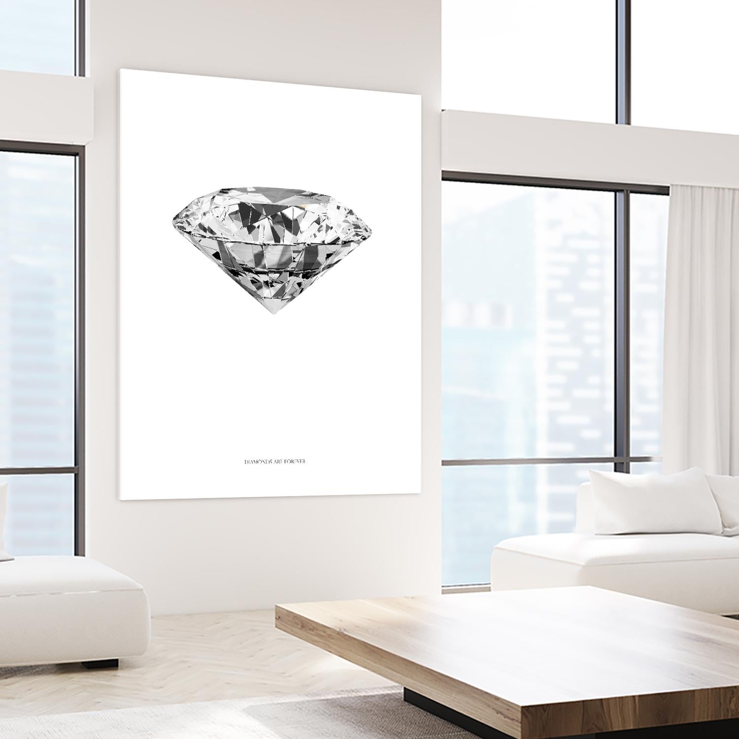 Diamonds are Forever II by TypeLike on GIANT ART - multicolor floral/still life; novelty