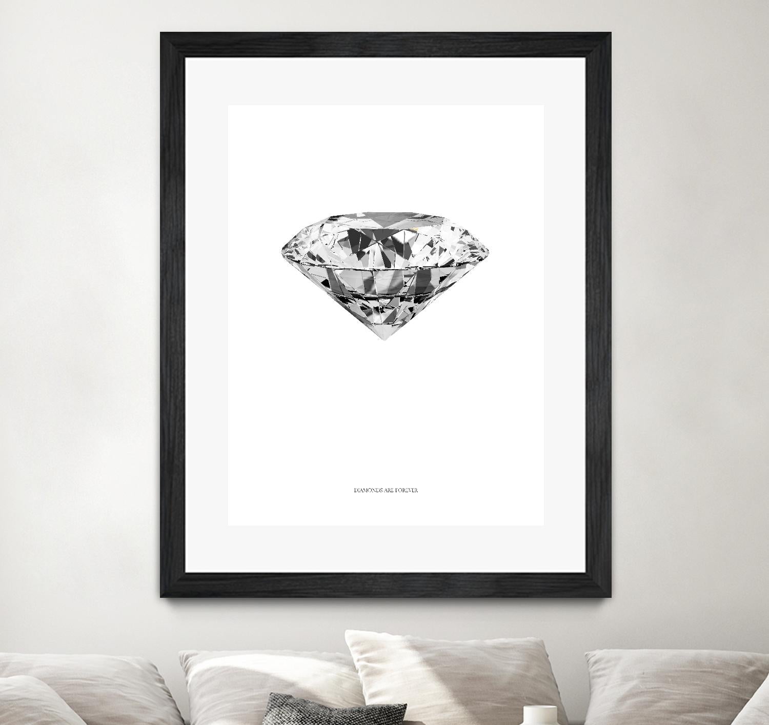 Diamonds are Forever II by TypeLike on GIANT ART - multicolor floral/still life; novelty