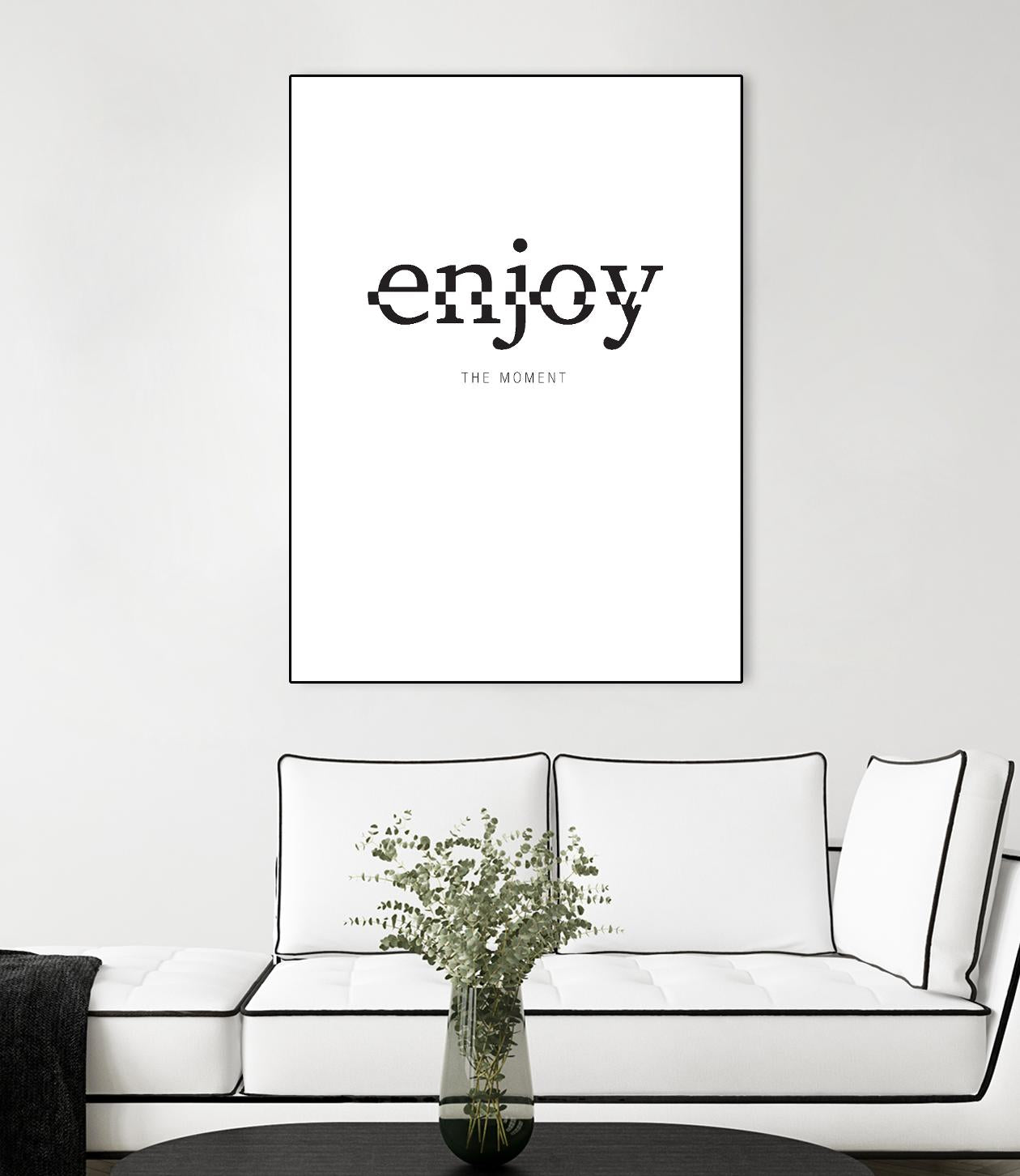 Enjoy by TypeLike on GIANT ART - multicolor design/type; inspirational
