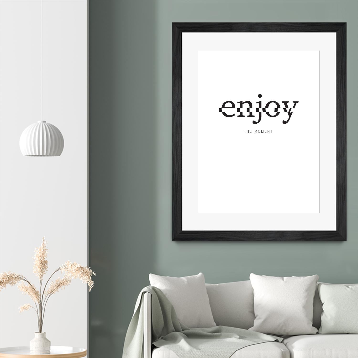 Enjoy by TypeLike on GIANT ART - multicolor design/type; inspirational