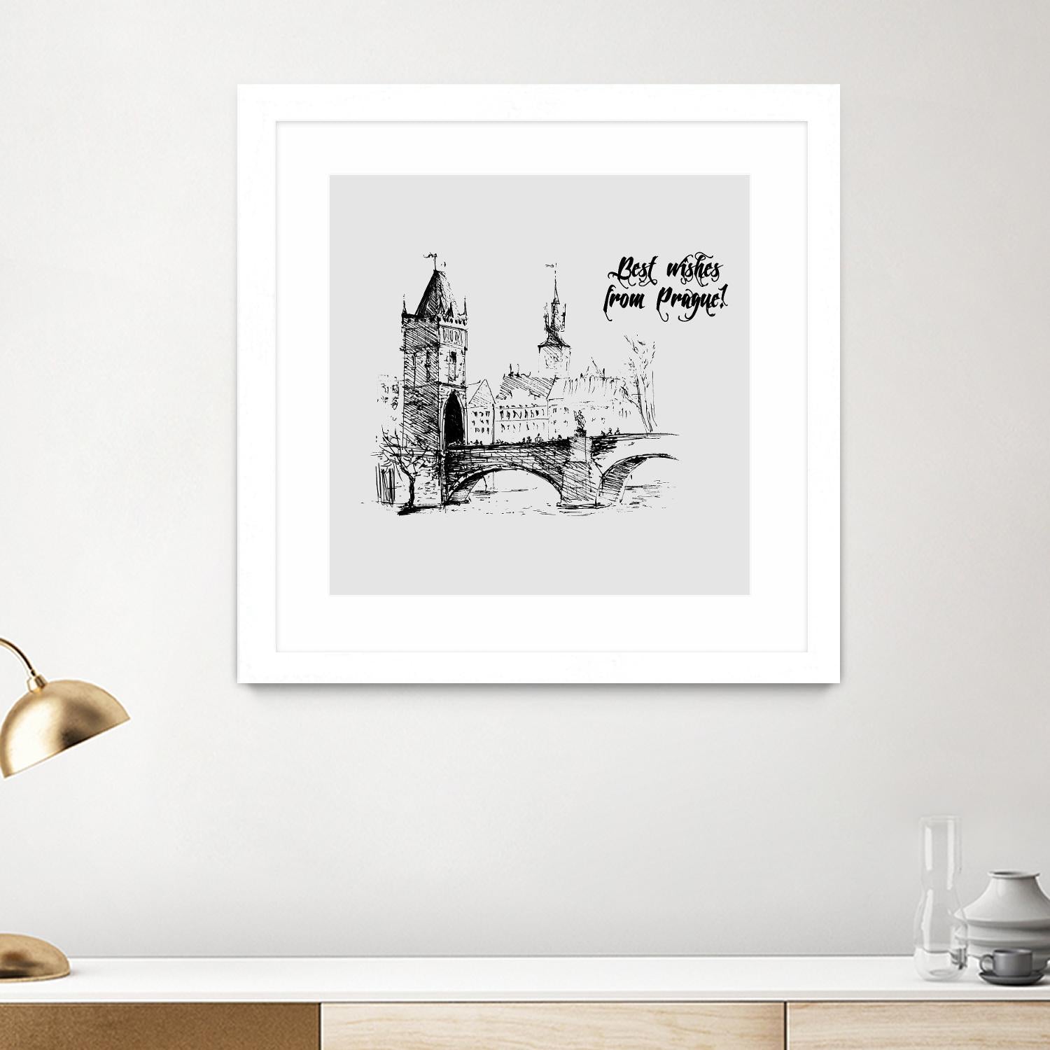 Prague by TypeLike on GIANT ART - multicolor people/places; landscapes