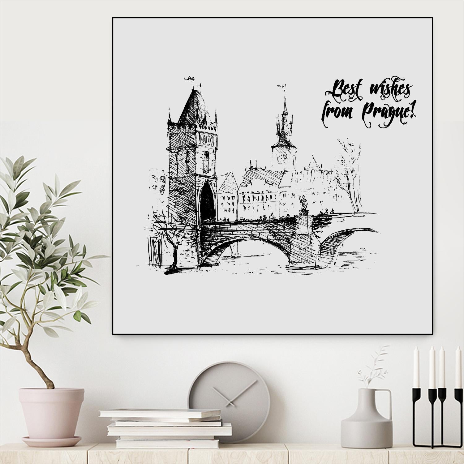 Prague by TypeLike on GIANT ART - multicolor people/places; landscapes