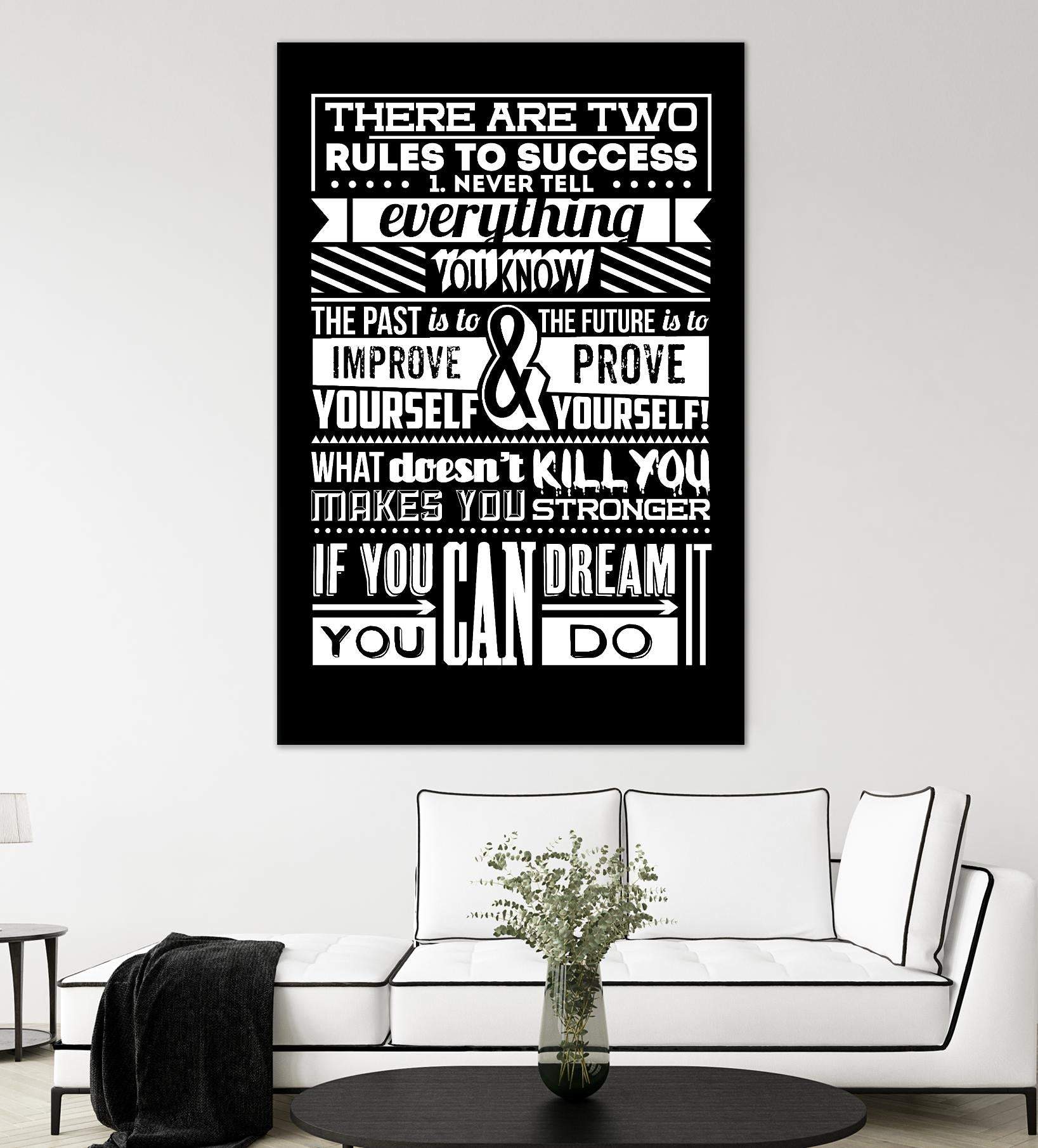 Success by TypeLike on GIANT ART - multicolor inspirational