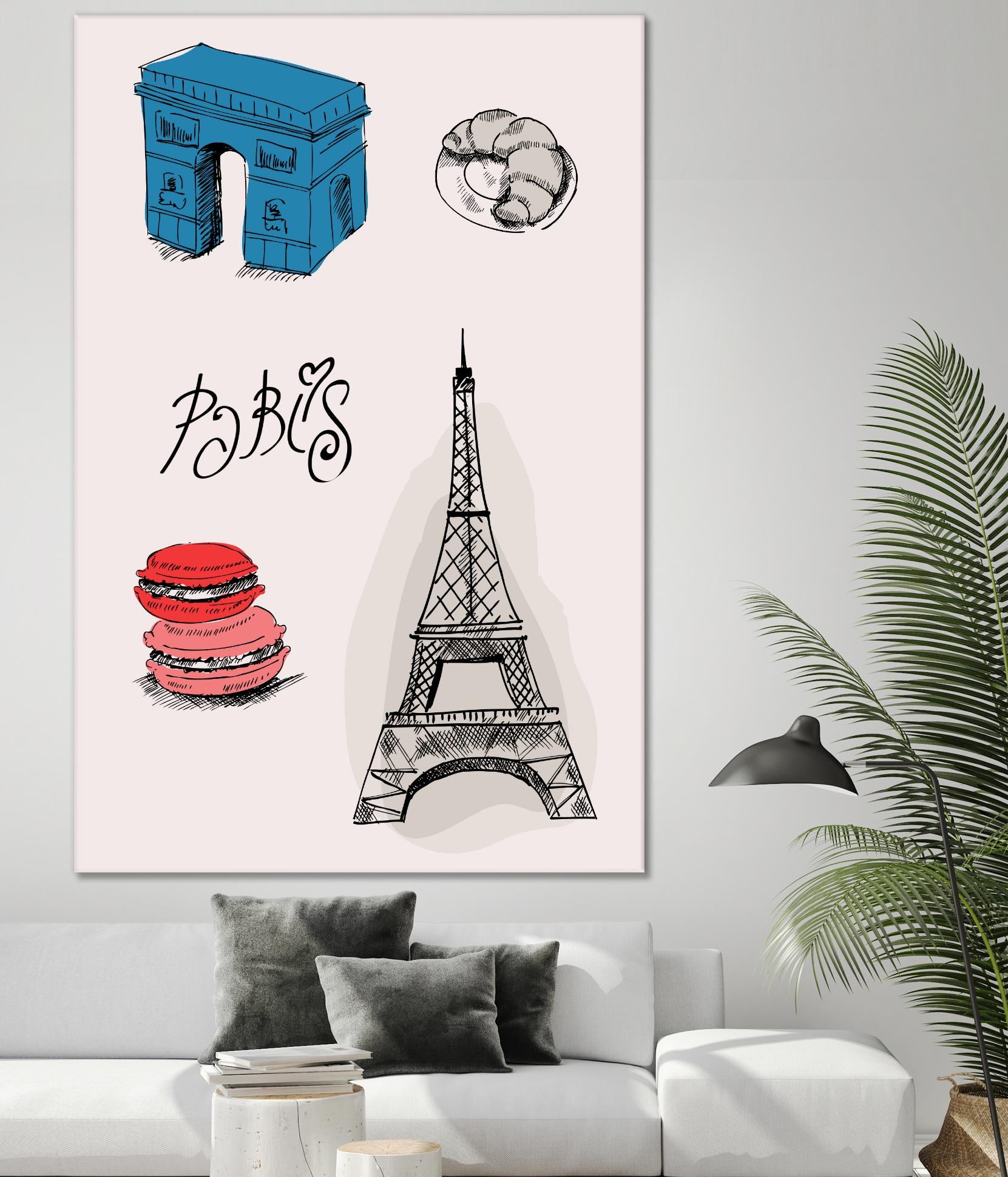 Paris III by TypeLike on GIANT ART - multicolor people/places; cuisine