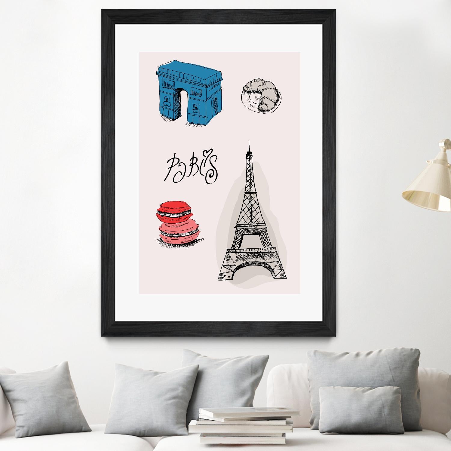 Paris III by TypeLike on GIANT ART - multicolor people/places; cuisine