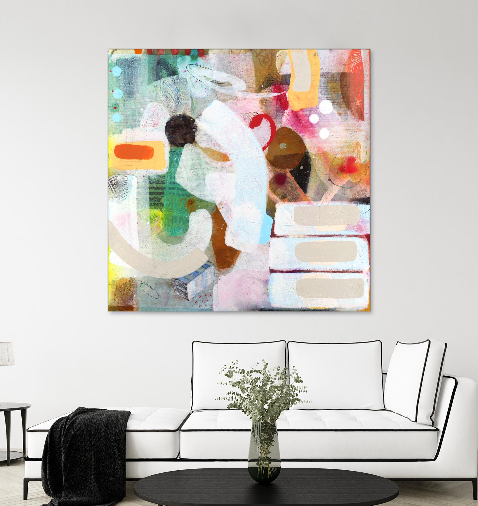 Changed My Mind 3 by Aleah Koury on GIANT ART - white abstract