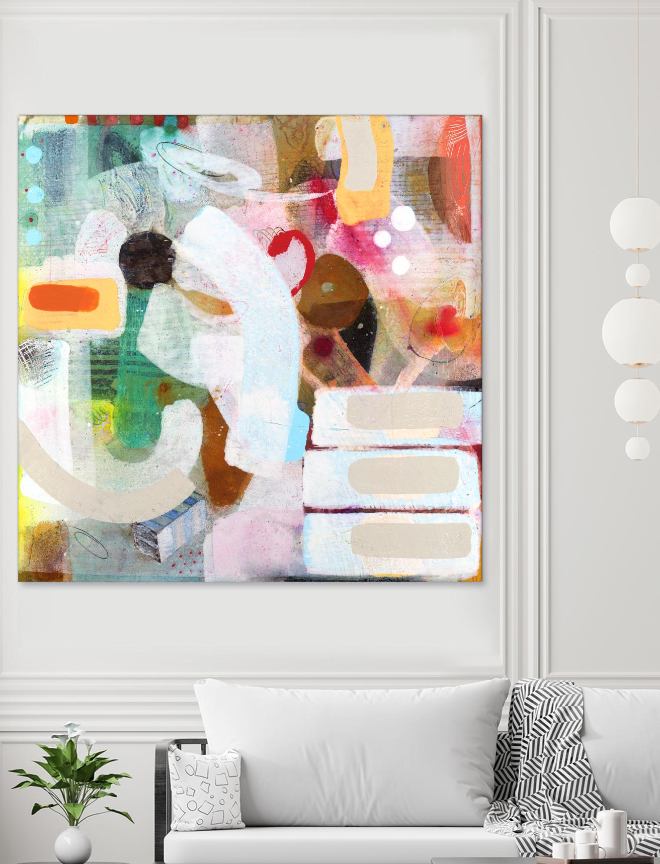 Changed My Mind 3 by Aleah Koury on GIANT ART - white abstract