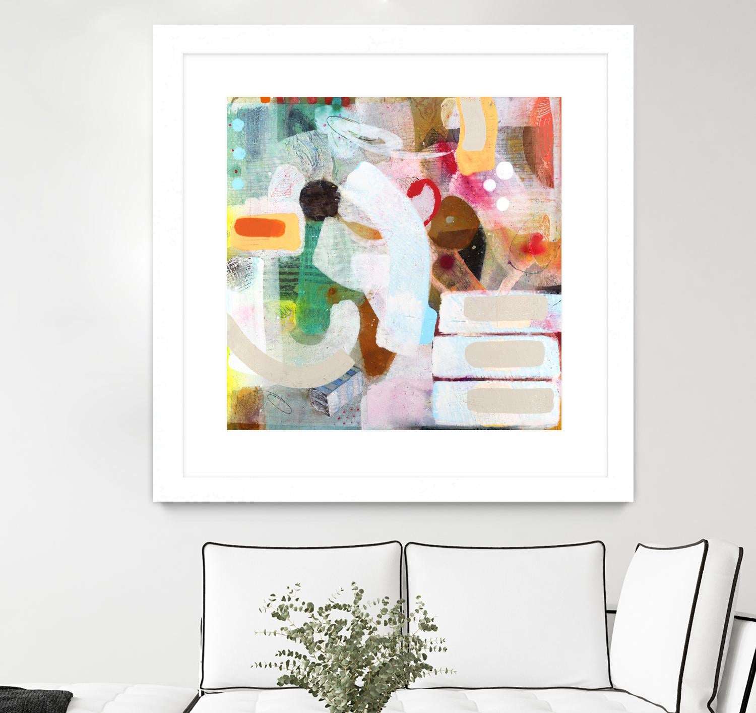 Changed My Mind 3 by Aleah Koury on GIANT ART - white abstract