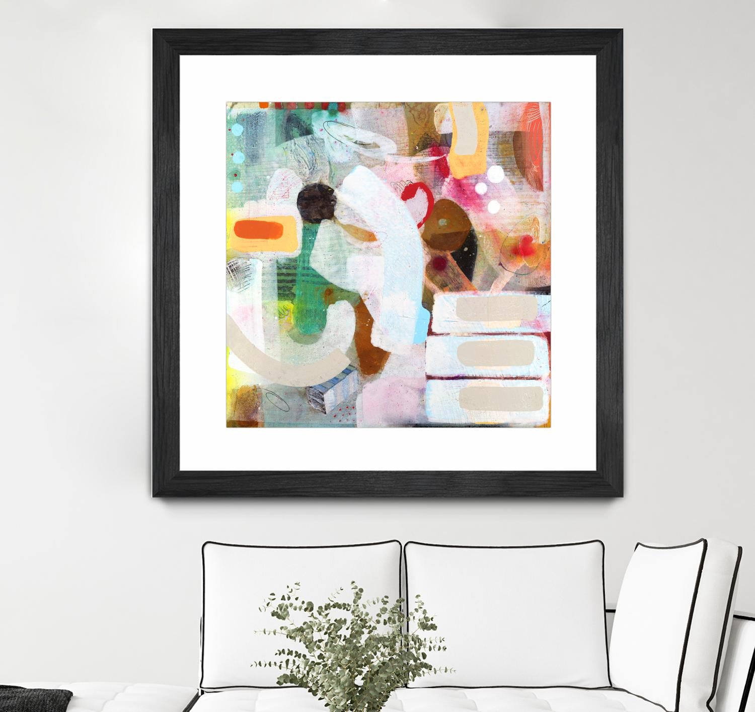 Changed My Mind 3 by Aleah Koury on GIANT ART - white abstract