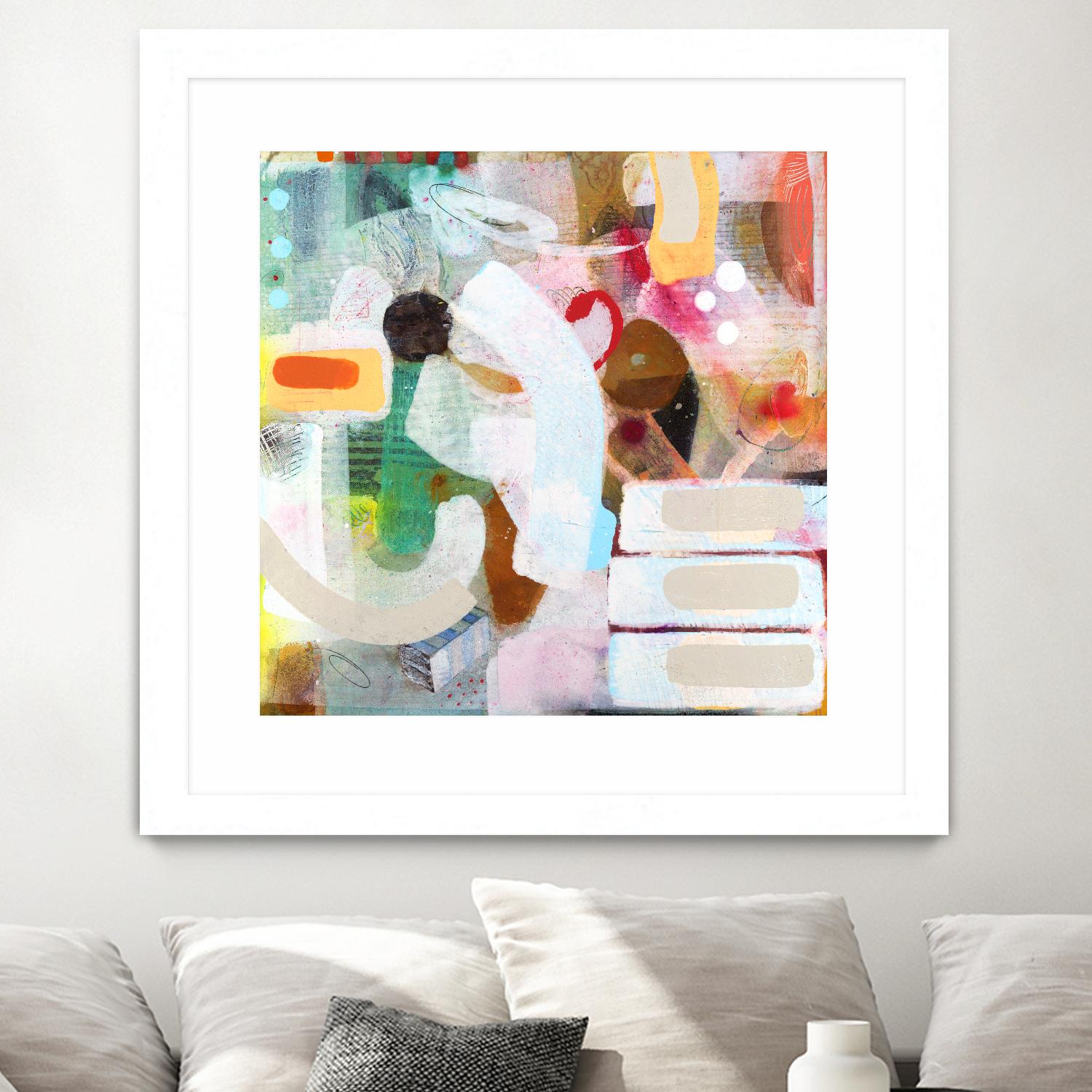 Changed My Mind 3 by Aleah Koury on GIANT ART - white abstract