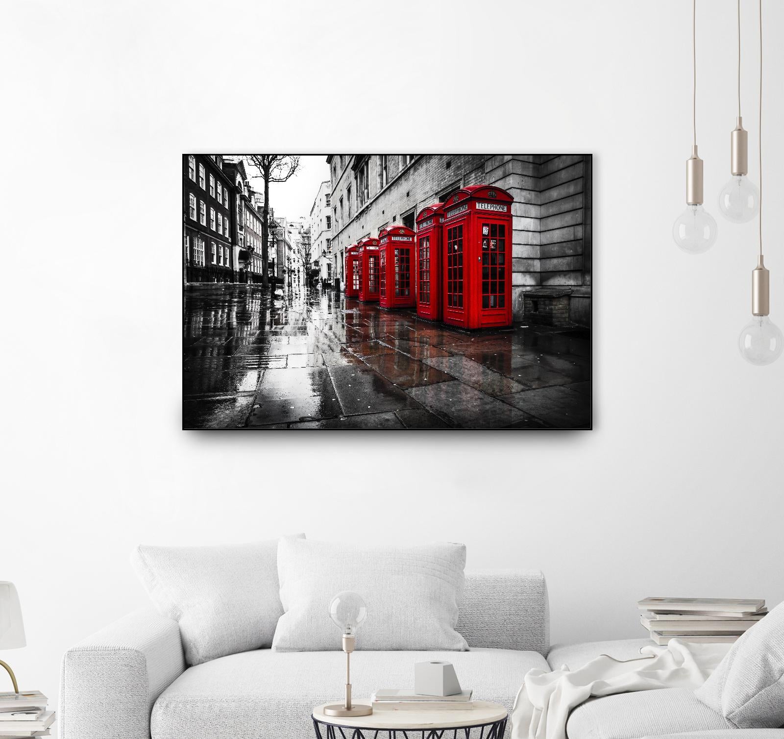 London Phones by Vladimir Kostka on GIANT ART - multicolor photography; landscapes; people/places