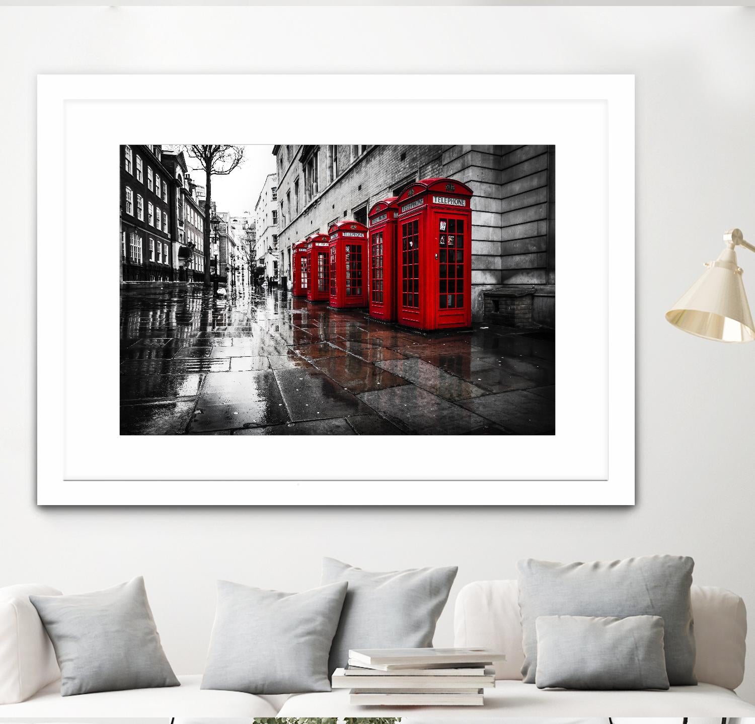 London Phones by Vladimir Kostka on GIANT ART - multicolor photography; landscapes; people/places