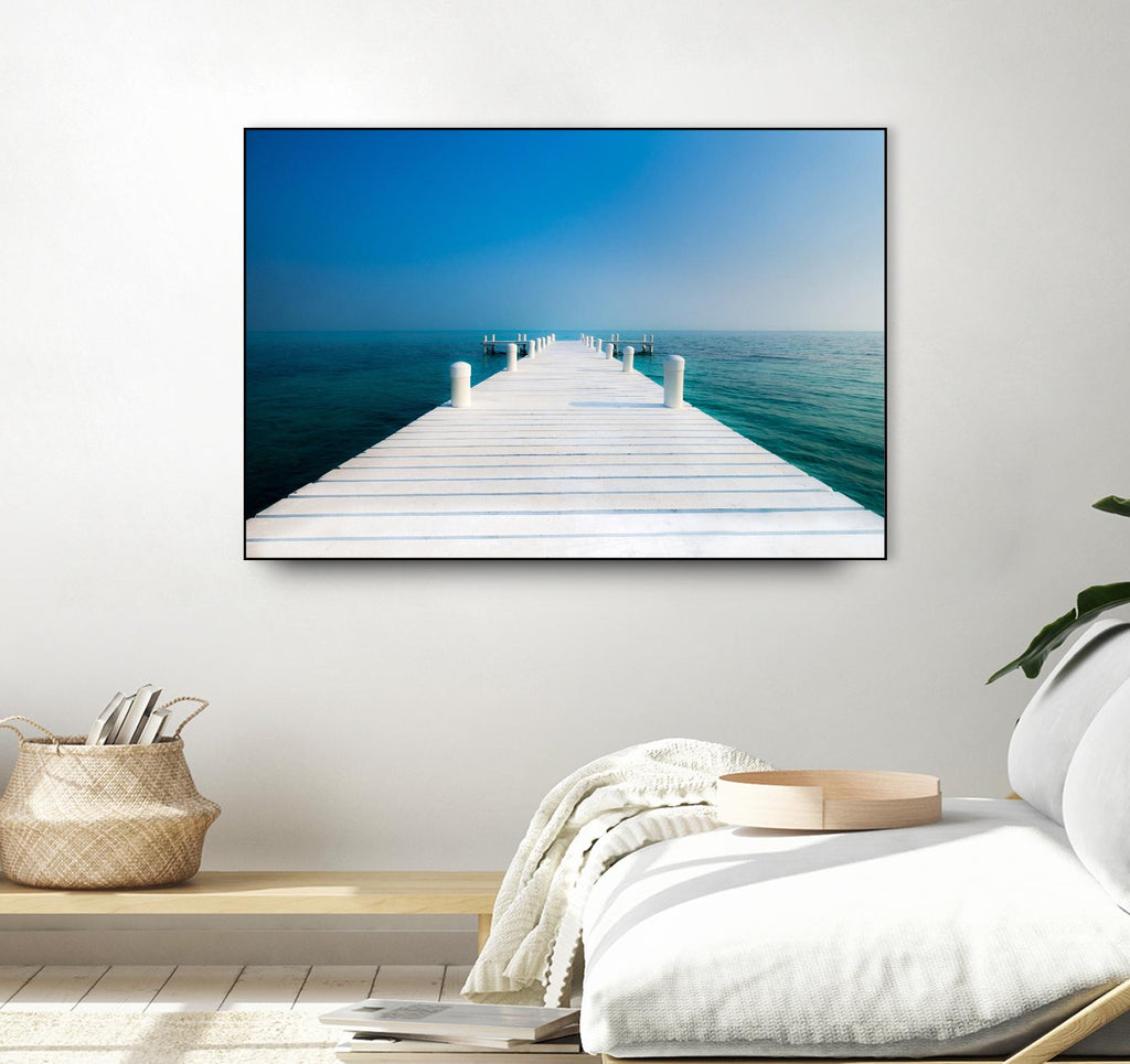 The  Pier by Vladimir Kostka on GIANT ART - multicolor photography; coastal; landscapes