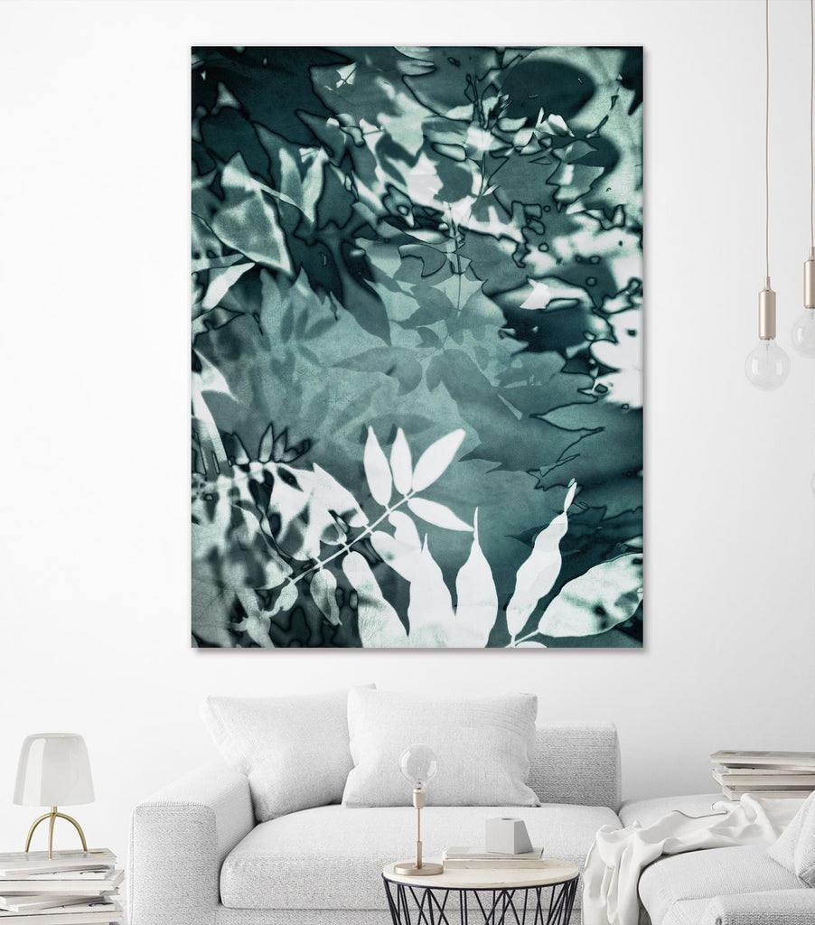 Abstract Leaves by Iris Lehnhardt on GIANT ART - multicolor contemporary