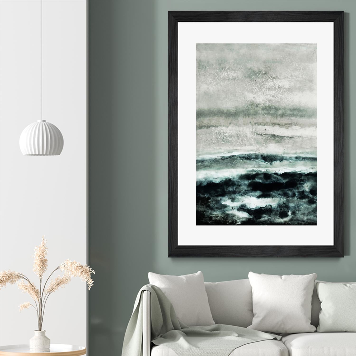 Abstract Waterscape by Iris Lehnhardt on GIANT ART - multicolor contemporary; abstracts