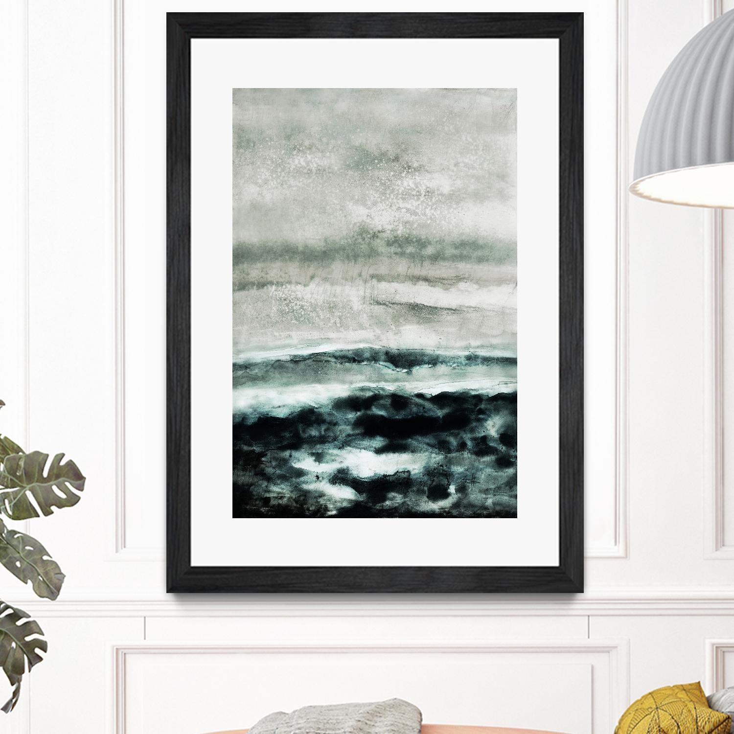 Abstract Waterscape by Iris Lehnhardt on GIANT ART - multicolor contemporary; abstracts