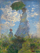 Woman with a Parasol - Madame Monet and Her Son, 1875 by Claude Monet on GIANT ART - museum museum