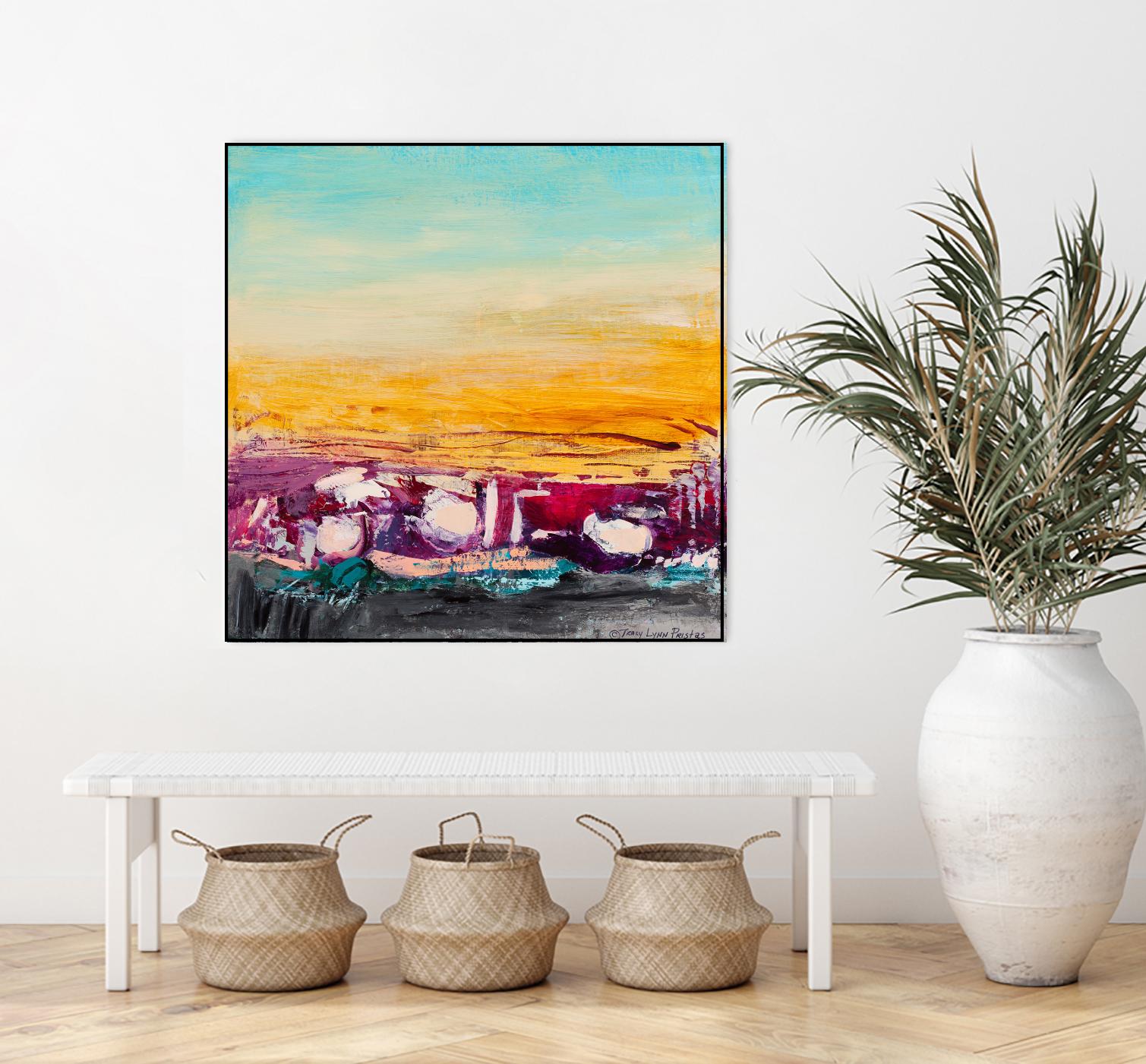 Whispered Wanderlust II by Tracy Lynn Pristas on GIANT ART - multicolor abstracts; contemporary