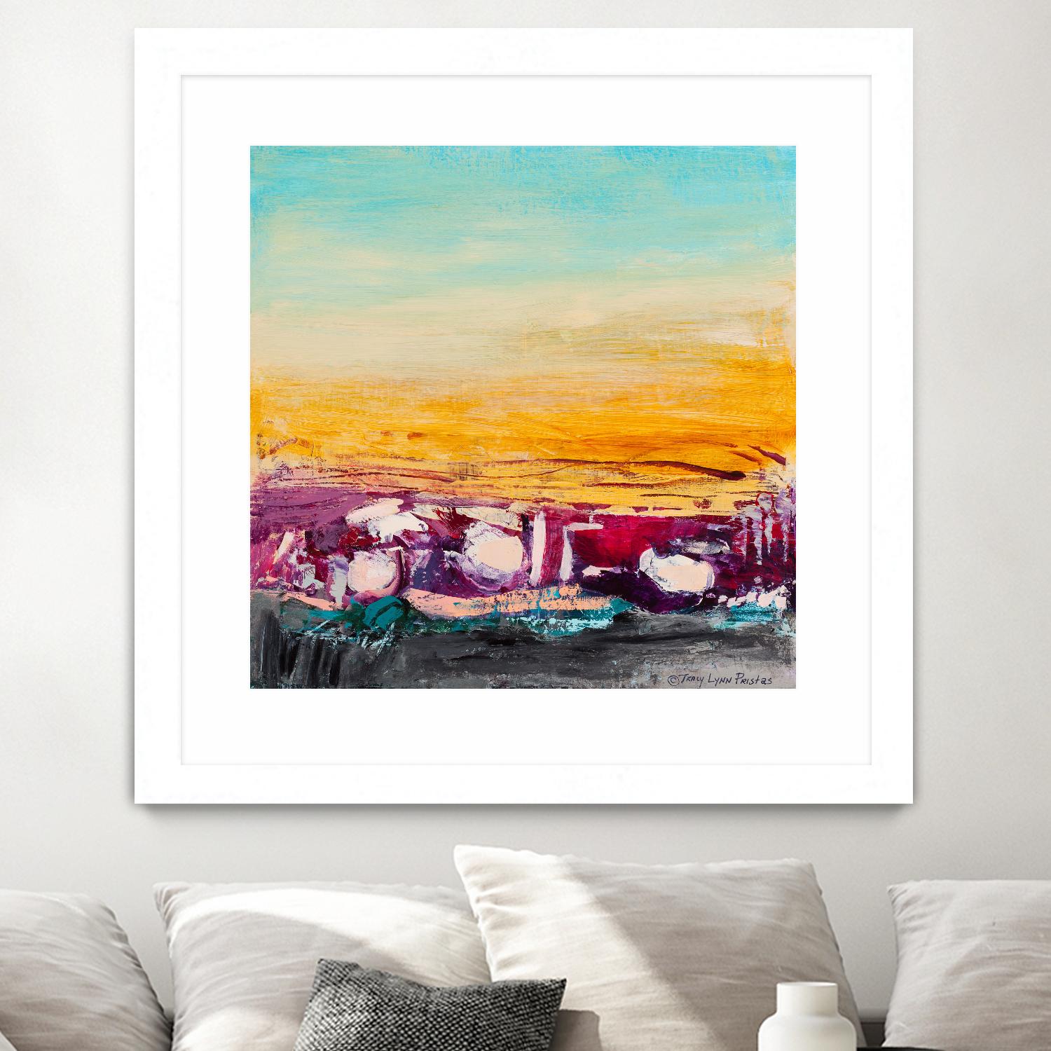 Whispered Wanderlust II by Tracy Lynn Pristas on GIANT ART - multicolor abstracts; contemporary