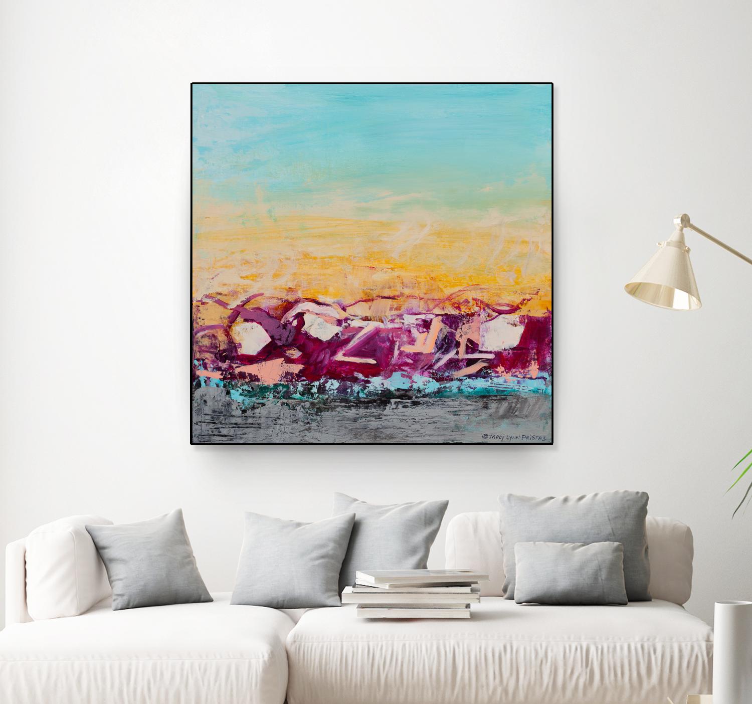 Whispered Wanderlust III by Tracy Lynn Pristas on GIANT ART - multicolor abstracts; contemporary