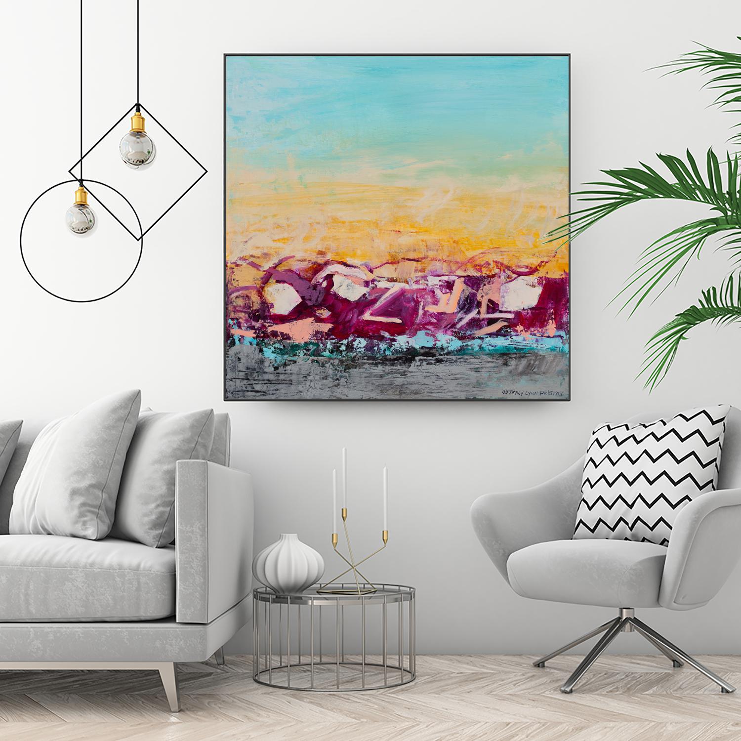 Whispered Wanderlust III by Tracy Lynn Pristas on GIANT ART - multicolor abstracts; contemporary