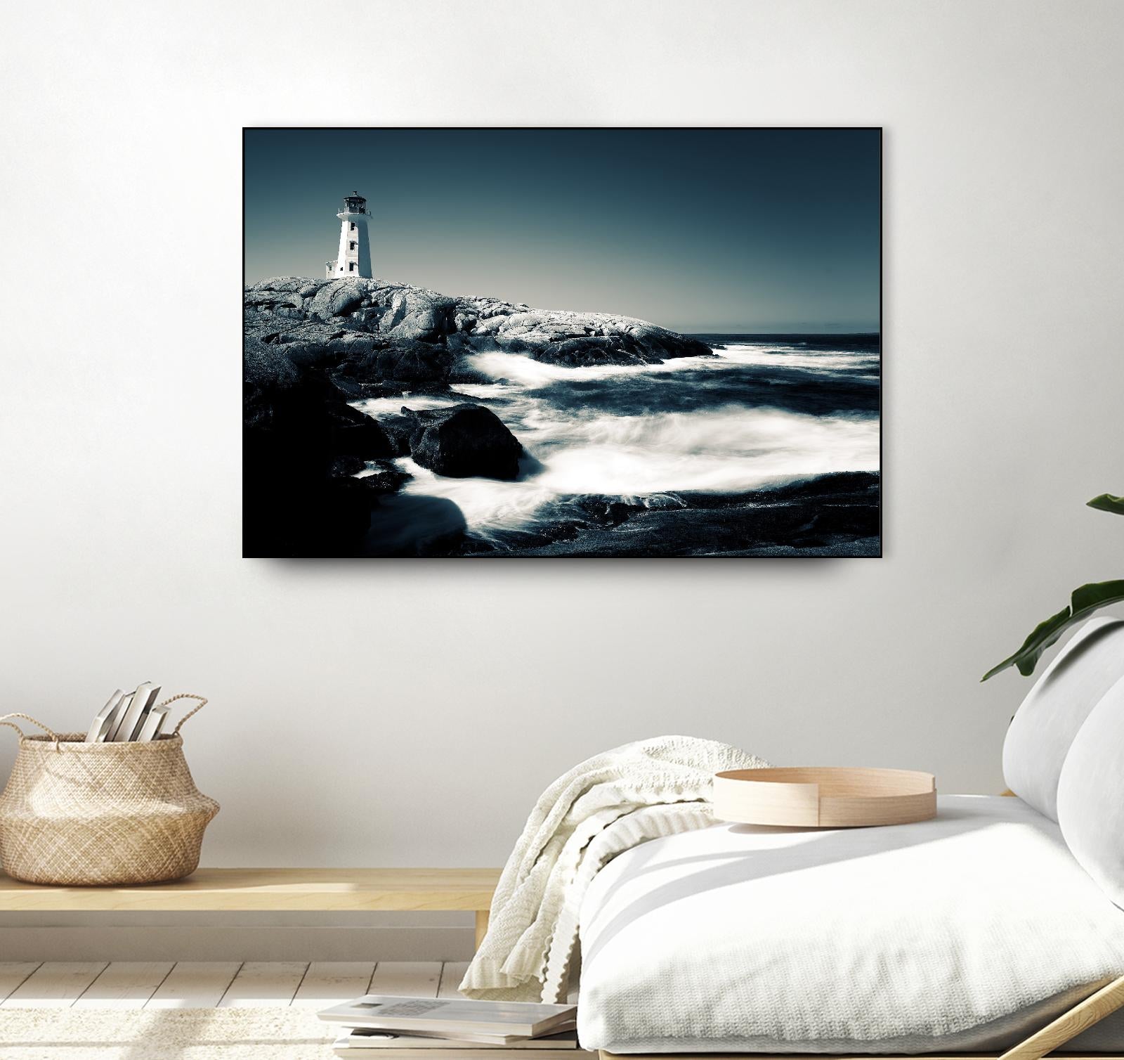Lighthouse, Peggy’s Cove by David W. Pollard on GIANT ART - multicolor photography; coastal; landscapes