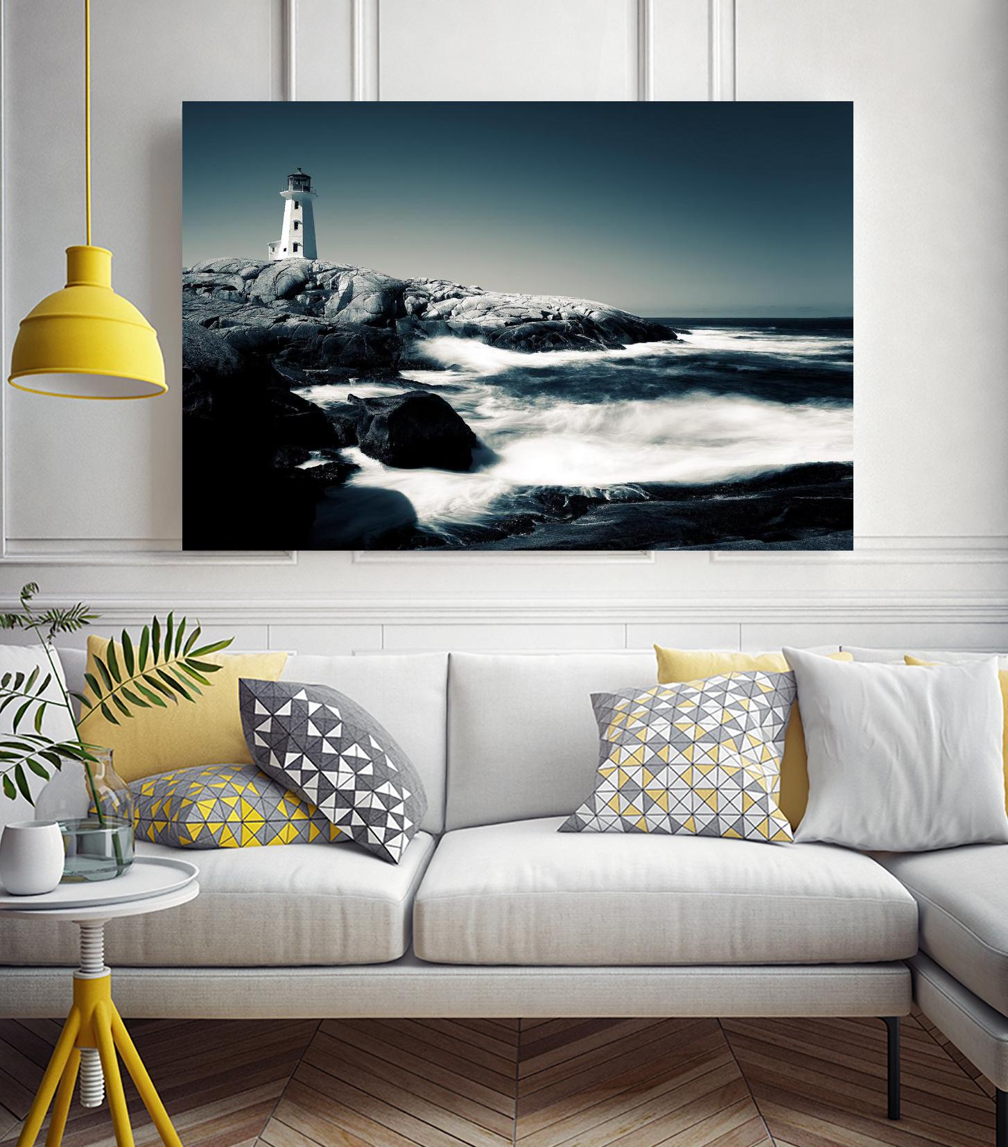 Lighthouse, Peggy’s Cove by David W. Pollard on GIANT ART - multicolor photography; coastal; landscapes