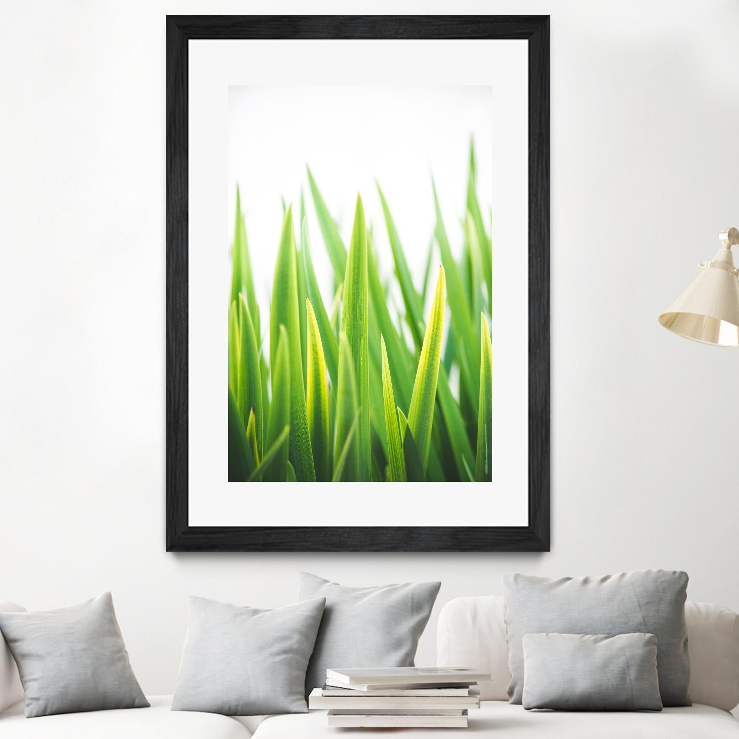 Blades of Green No. 2 by Sonja Quintero on GIANT ART - green floral/still life, photography