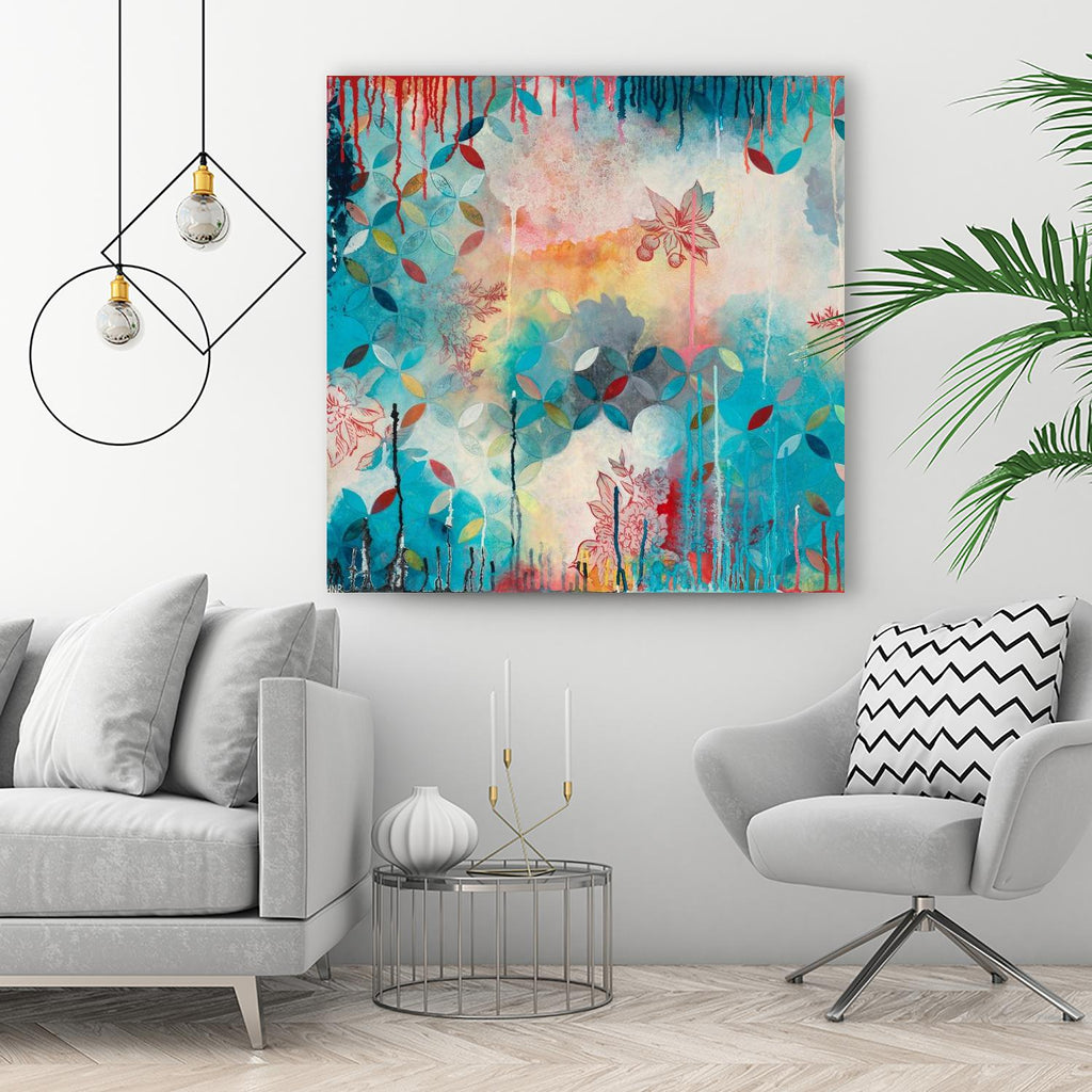 Tranquil Eden 3 by Heather Noel Robinson on GIANT ART - multicolor abstracts; contemporary