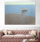 White Dory by John Rufo on GIANT ART - multi coastal, contemporary, landscapes, boats, ocean