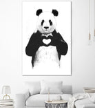 All You Need is Love by Balazs Solti on GIANT ART - white animals