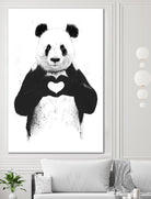 All You Need is Love by Balazs Solti on GIANT ART - white animals