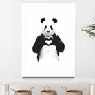 All You Need is Love by Balazs Solti on GIANT ART - white animals