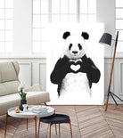 All You Need is Love by Balazs Solti on GIANT ART - white animals