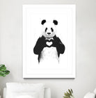 All You Need is Love by Balazs Solti on GIANT ART - white animals