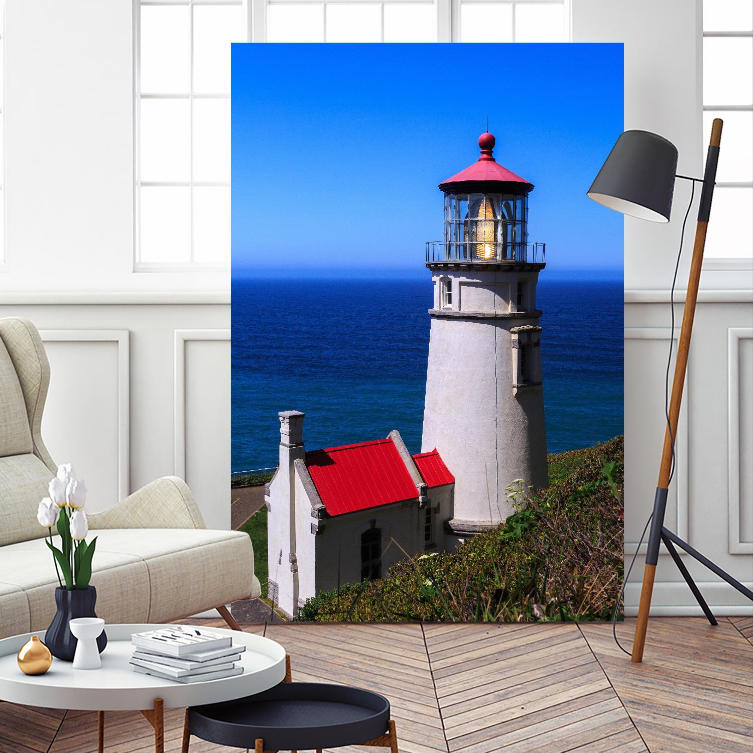 Heceta Head Lighthouse by Shawn/Corinne Severn on GIANT ART - multicolor photography; coastal