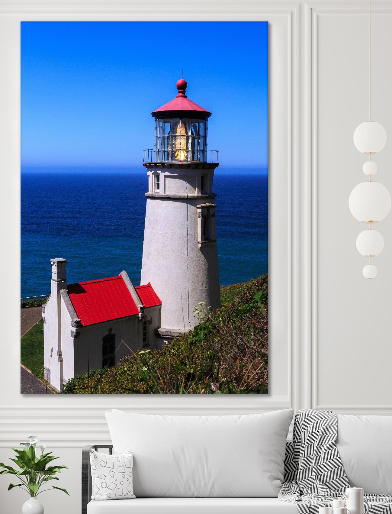 Heceta Head Lighthouse by Shawn/Corinne Severn on GIANT ART - multicolor photography; coastal