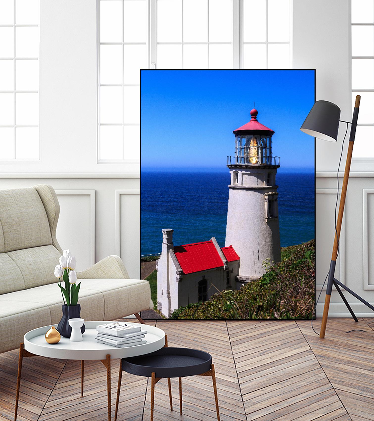 Heceta Head Lighthouse by Shawn/Corinne Severn on GIANT ART - multicolor photography; coastal