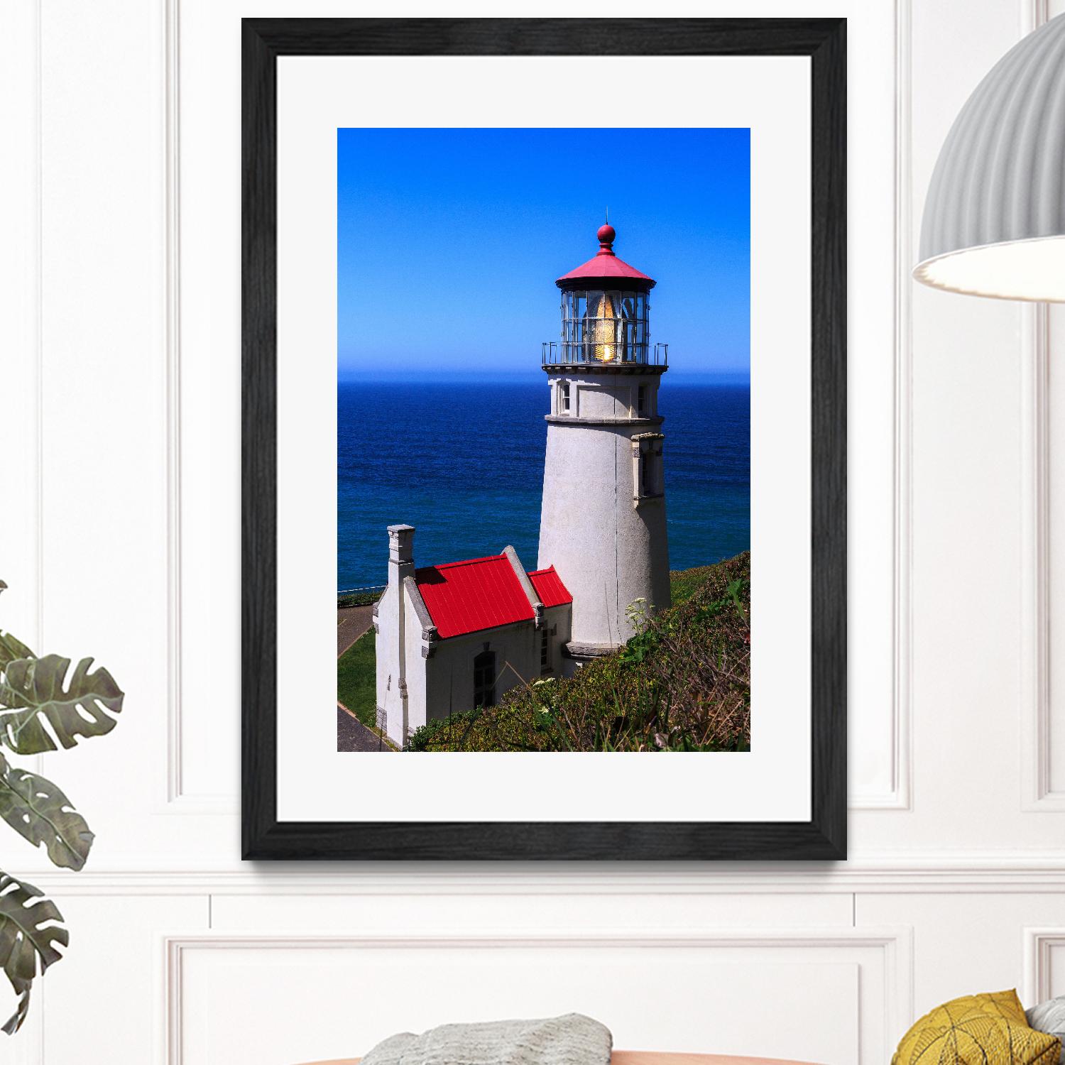 Heceta Head Lighthouse by Shawn/Corinne Severn on GIANT ART - multicolor photography; coastal