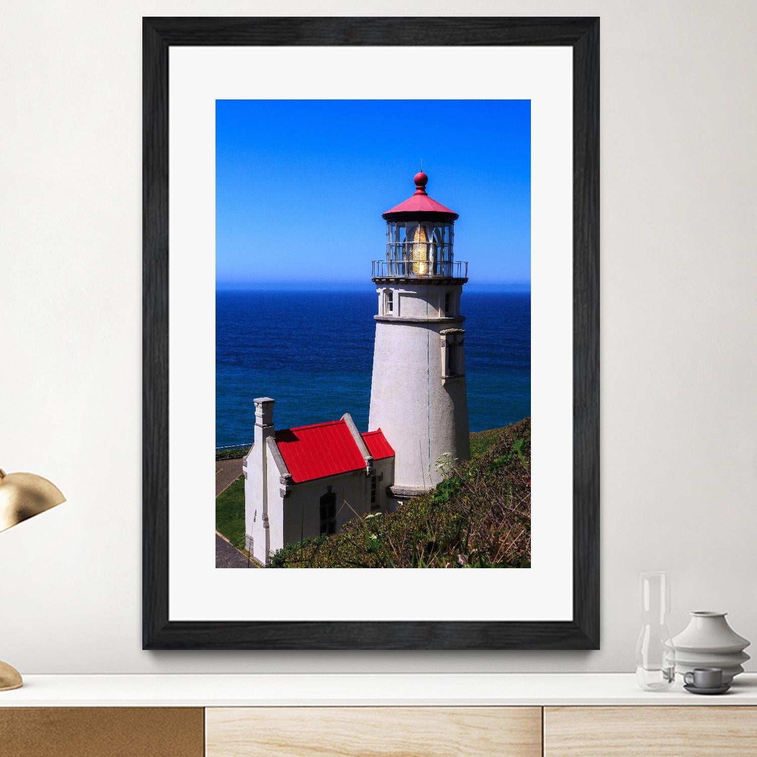 Heceta Head Lighthouse by Shawn/Corinne Severn on GIANT ART - multicolor photography; coastal