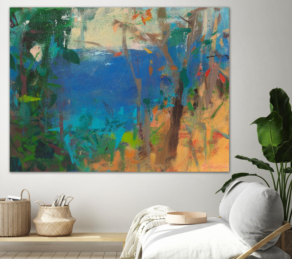 Skylark by Angela Saxon on GIANT ART - multicolor coastal; landscapes; contemporary; abstracts