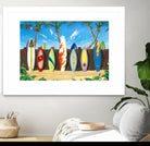 Back to Back Champions by Scott Westmoreland on GIANT ART - beige tropical