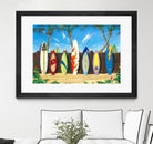 Back to Back Champions by Scott Westmoreland on GIANT ART - beige tropical