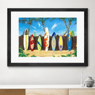 Back to Back Champions by Scott Westmoreland on GIANT ART - beige tropical