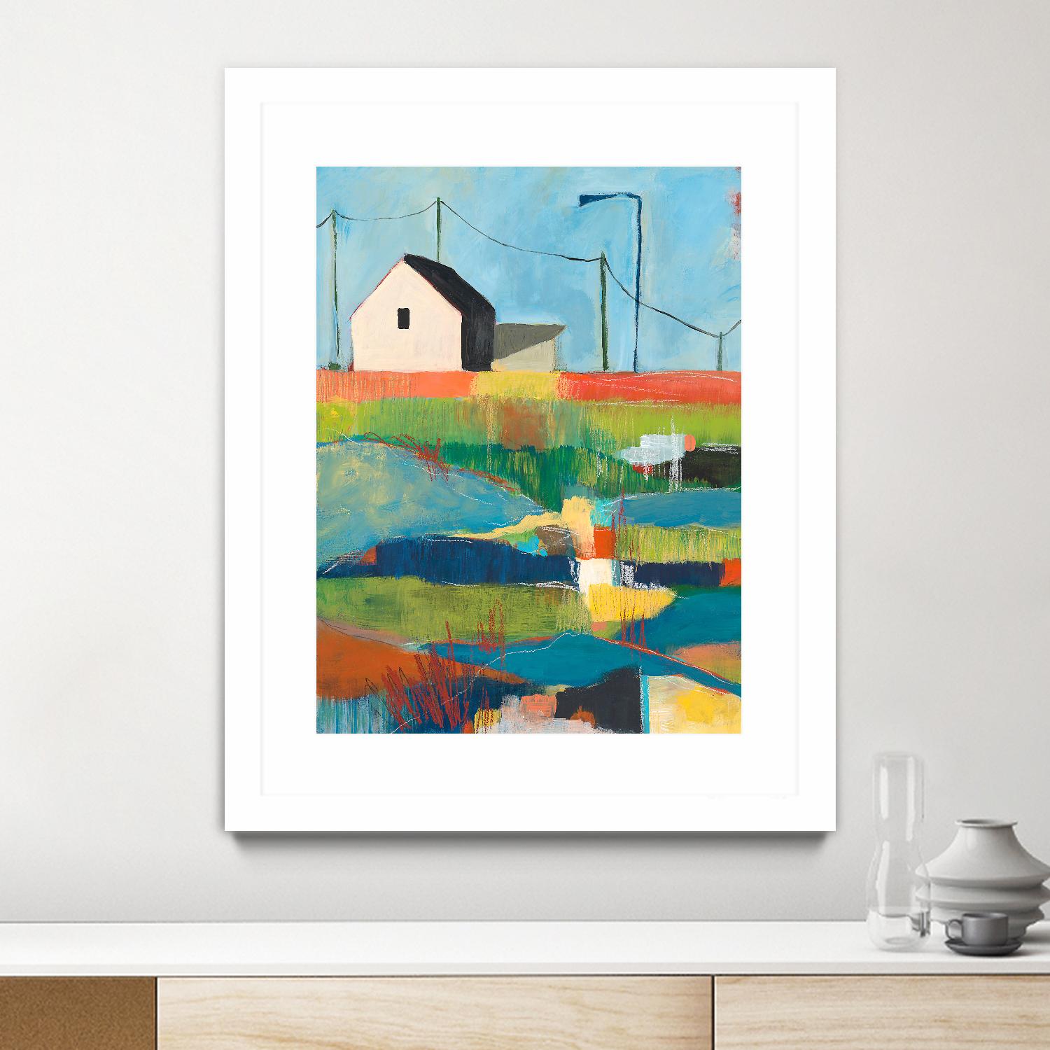 Western Edge by Jan Weiss on GIANT ART - multicolor landscapes; contemporary; abstracts