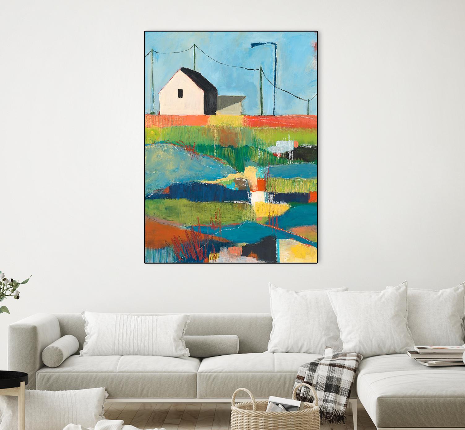 Western Edge by Jan Weiss on GIANT ART - multicolor landscapes; contemporary; abstracts