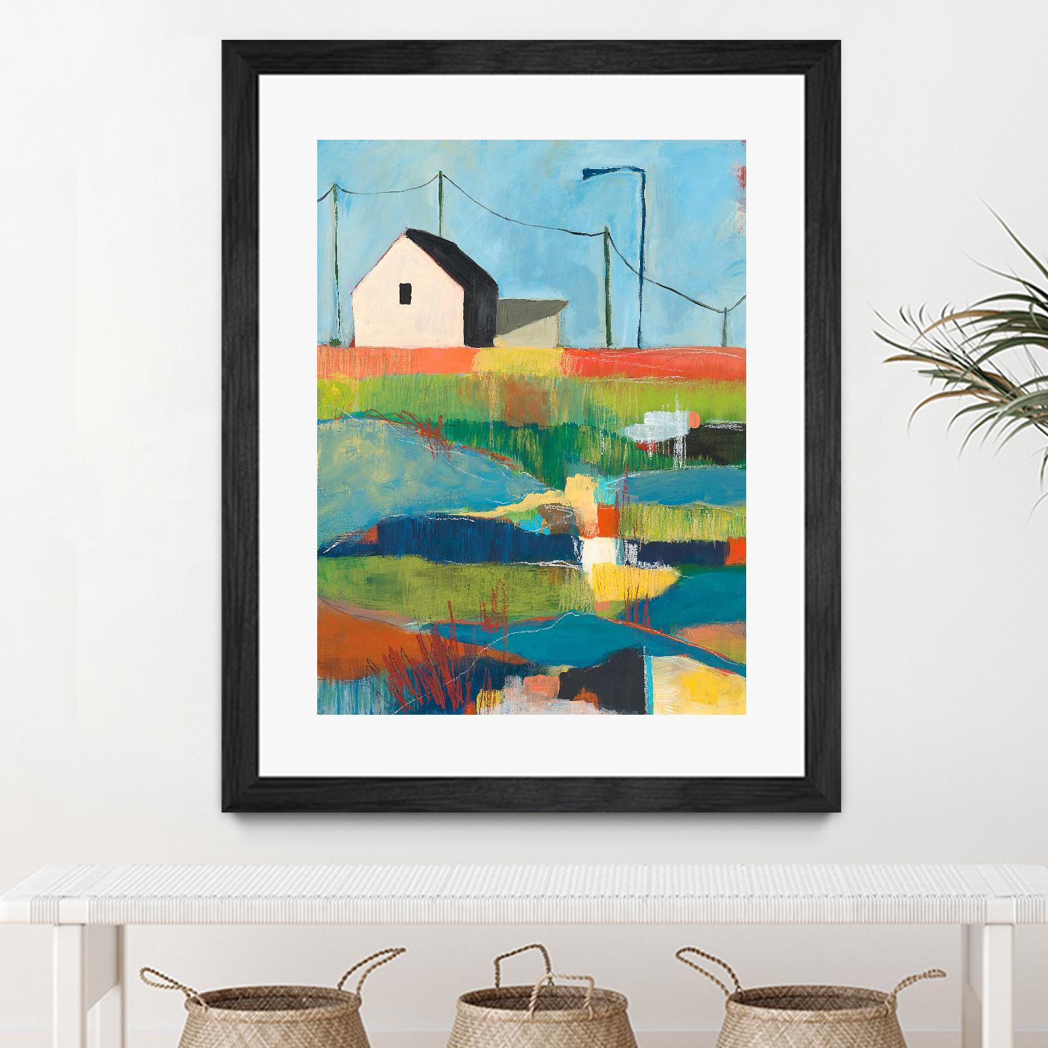 Western Edge by Jan Weiss on GIANT ART - multicolor landscapes; contemporary; abstracts