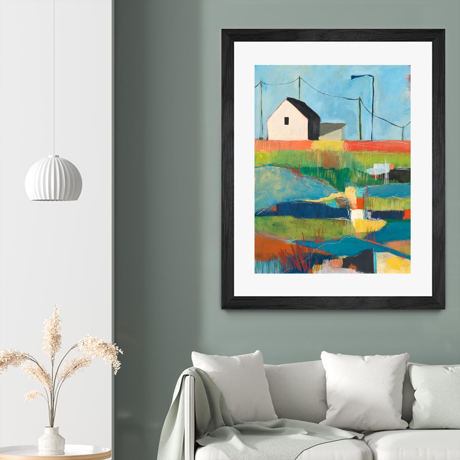 Western Edge by Jan Weiss on GIANT ART - multicolor landscapes; contemporary; abstracts