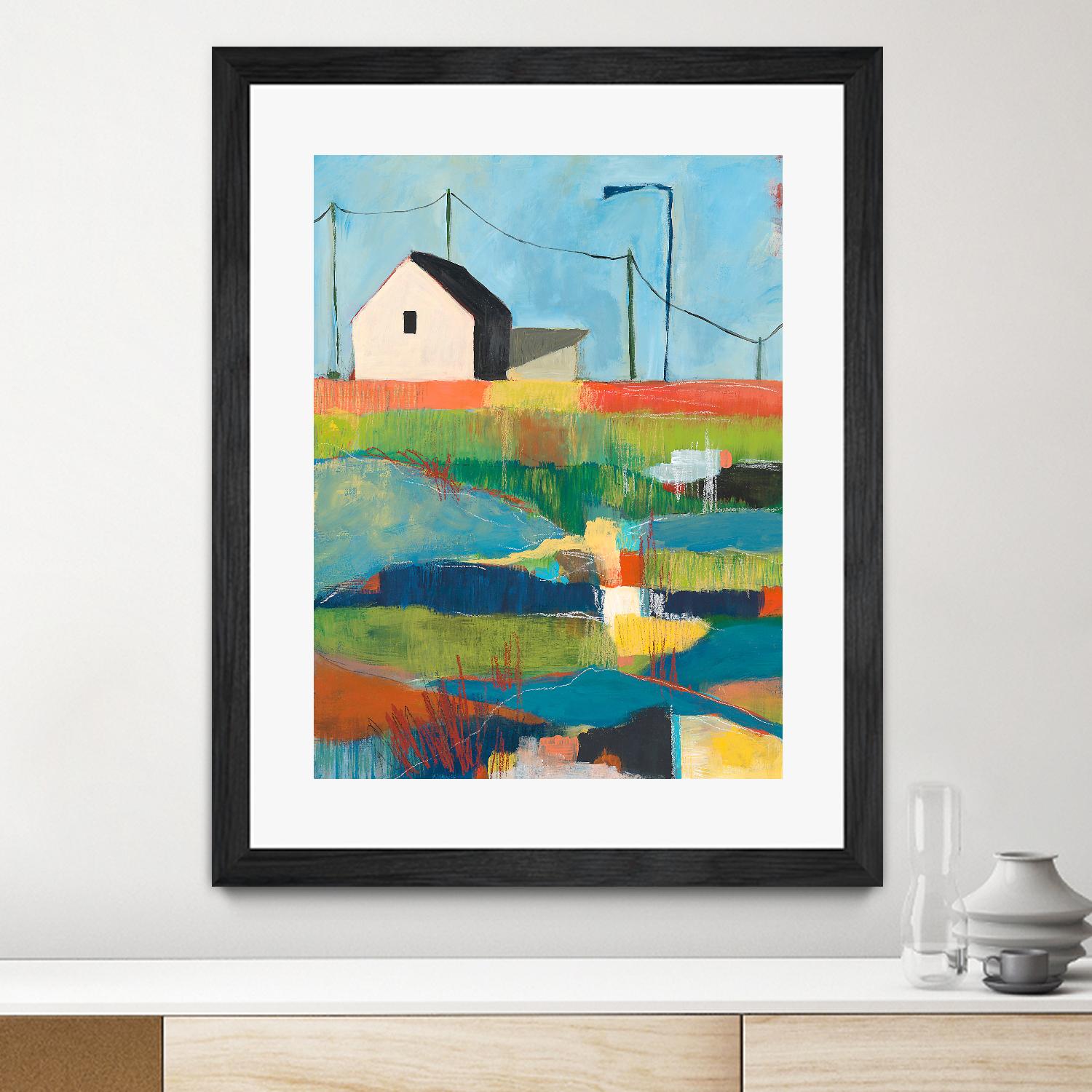 Western Edge by Jan Weiss on GIANT ART - multicolor landscapes; contemporary; abstracts